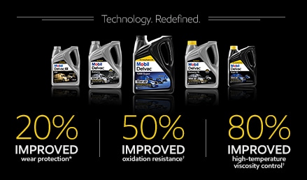 Improved performance with Mobil Delvac™ heavy-duty diesel engine oils