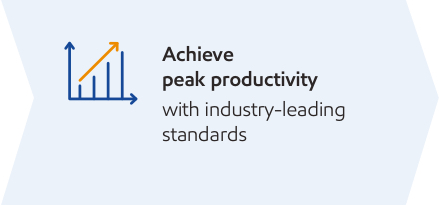 Achieve peak productivity