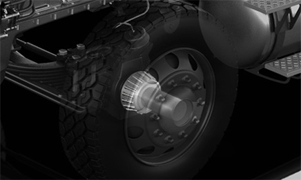 Steer axle wheel bearings