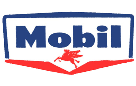 Mobil logo - 1955
