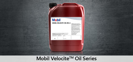 Mobil machine shop products and ad banners